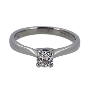 Platinum Solitaire Diamond Ring