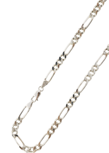 Silver Figaro Chain 28"